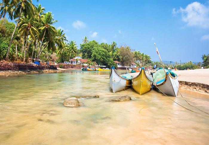 golden triangle with beach and backwaters
